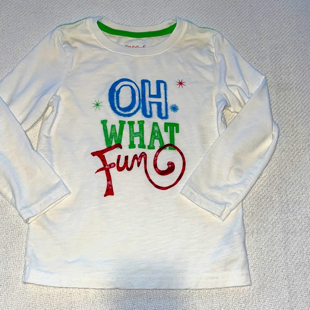 Christmas Long sleeved tee SZ 5t